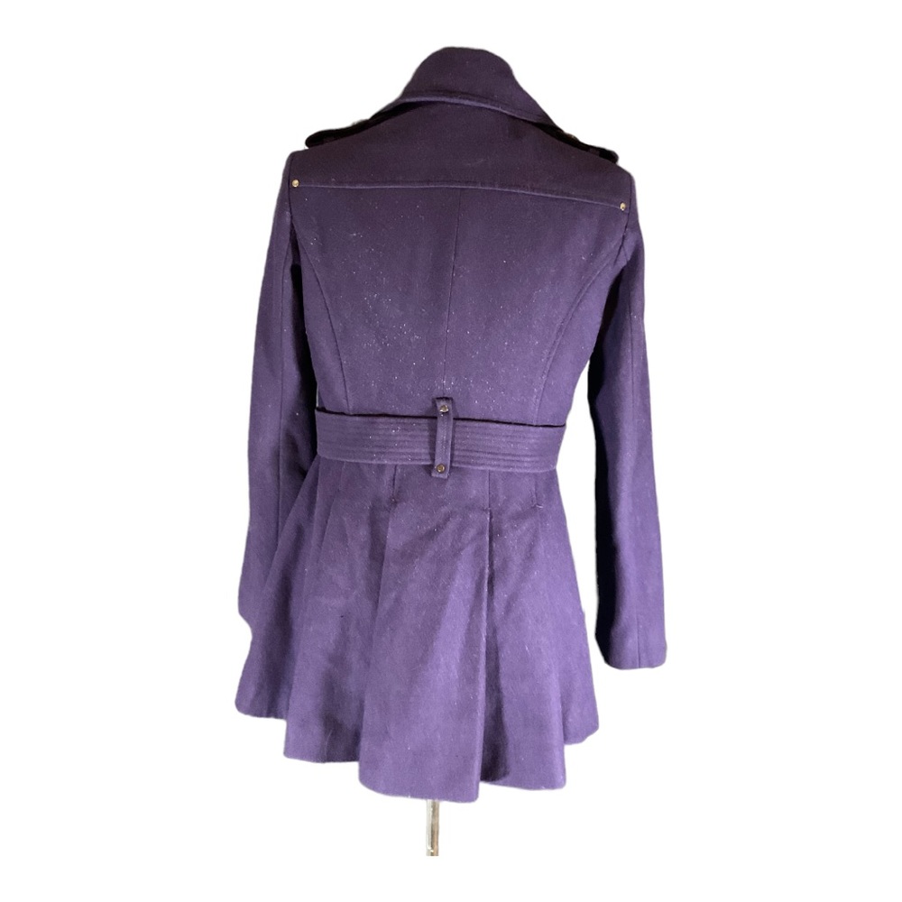 Miss Sixty M60 Purple Wool Coat Size S - Picture 4 of 7